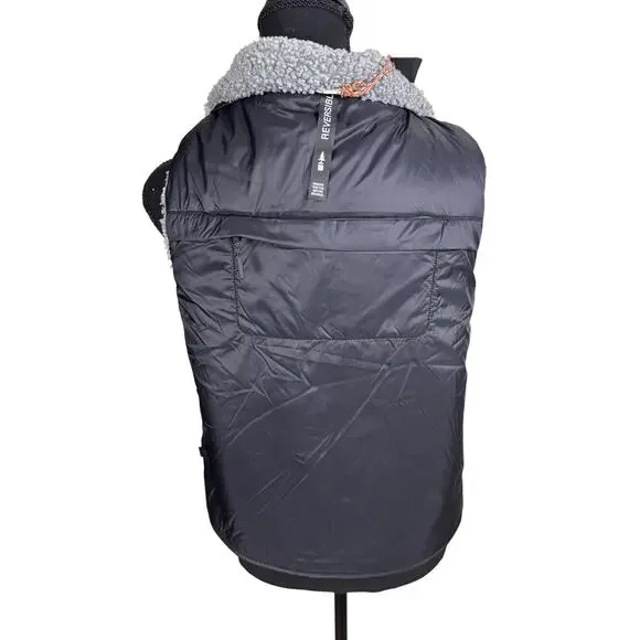 BASS OUTDOOR Women's Reversible Zip-Front Vest BLACK/GRAY NWT SIZE M - Picture 9 of 13